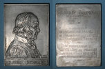 MEDALS Médecine. Claude Bernard . Plaquette aluminium. 1913 -
