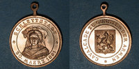 ALSACE bronze Alsace. Sélestat. Cavalcade. Médaille . 26 mm, avec son illet -