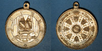 ALSACE bronze Tournoi de gymnastique dAlsace-Lorraine Souvenir. Médaille . 36,36 mm -