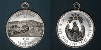 ALSACE Trois Epis. Sanctuaire de Notre Dame des Trois Epis (début du 20e). Médaille aluminium. 32,07 mm -