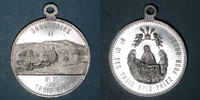 ALSACE Trois Epis. Sanctuaire de Notre Dame des Trois Epis (début du 20e). Médaille aluminium. 32,16 mm -