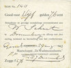 OTHER FOREIGN NOTES 5 gulden Pays Bas. Gendt. Waalsteenindustrie. 76 cent. -