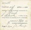 OTHER FOREIGN NOTES 5 gulden Pays Bas. Nimègue. Alfred Dorsemagen. -