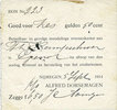 OTHER FOREIGN NOTES 6 gulden Pays Bas. Nimègue. Alfred Dorsemagen. 50 cent -