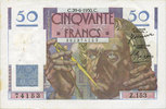 NOTES OF THE BANQUE DE FRANCE 50 francs Banque de France. Billet. Le Verrier, -