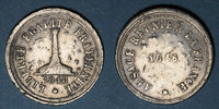 ALSACE 2e centenaire de la Réunion de l'Alsace à la France (traité de Westphalie). Médaille en étain -