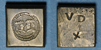 WEIGHTS Espagne. Poids monétaire du double ducat de Ferdinand et Isabelle (14741504)