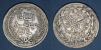 ISLAM 4 riyal Maghreb. Ottomans. Abdoul Hamid II (1293-1327H = 1876-1909). Tunis. -