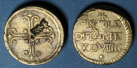 GEWICHTE Italie. Poids monétaire de la quadruple pistole d Italie   TTB / s+