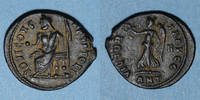 RÖMISCHE KAISERZEIT Maximin II. Monnayage semi-autonome pour Antioche. 1/4 follis. Antioche 8e offic