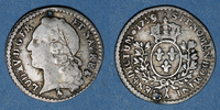 FRENCH ROYAL COINS Louis XV (1715-1774). 1/20 écu au bandeau 1759A