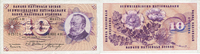 OTHER FOREIGN NOTES 10 francs Suisse. -