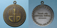 MEDALS bronze Congrès international de dermatologie. Munich Médaille en . Avec anneau de suspension -
