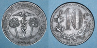 OLD FRENCH COLONIES 10 centimes Algérie. Chambre de Commerce d'Alger. Fer -