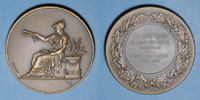 ALSACE Alsace. Mulhouse. Exposition apicole et horticole. Médaille bonze. 50,56 mm -