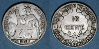 OLD FRENCH COLONIES 10 cent Indochine française. -