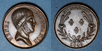 MEDALS Henri d'Artois, comte de Chambord, dit Henri V. Médaille Cuivre. -