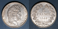 FRENCH MODERN COINS 5 francs Louis Philippe (1830-1848). Lille -