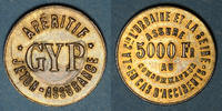TOKENS Bronze Assurances Urbaine et Seine - Accidents. . 22,47 mm -