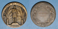 MEDALS bronze Algérie. Alger. Congrès de l'Union Nationale des Officiers de Réserve. Médaille -