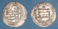 ISLAM Iraq. Abbassides. al-Muqtadir (295-320H). Dirham Madinat al-Salam -