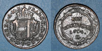 GERMANY before 1870 1 kreuzer Allemagne. Possessions autrichiennes. François II (1792-1805). Hall -
