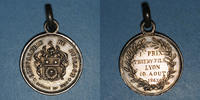 MEDALS Lyon. Chevalerie du Buisson (fondée en 1843). Médaille argent -