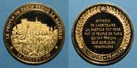 MEDALS Prise de la Bastille. Médaille vermeil. Frappe moderne ! -