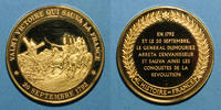 MEDALS Bataille de Valmy. Médaille vermeil. Frappe moderne ! -
