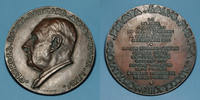 MEDALS bronze Baron Georges Brincard, président du Crédit Lyonnais. Médaille . 117,33 mm. 645,20 g -