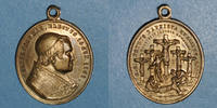 MEDALS Vatican. Pie IX . Election pontificale-Dévotion à St Pierre & St Paul... Médaille -