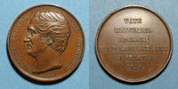 REVOLUTIONARY DOCUMENTS and WAR OF 1870 Révolution de Médailles de personnages divers - Antoine Eugène de Genoude. Médaille cuivre -