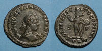 ROMAN EMPIRE Follis Constantin II, césar (317-337). . Londres, 1ère officine, R/: le Soleil -