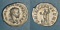 ROMAN EMPIRE Antoninien Philippe II, césar sous Philippe I (244-247). . Rome, 246-247. R/: Philippe -