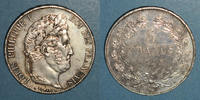 FRENCH MODERN COINS 5 francs Louis Philippe (1830-1848). Proue de navire -