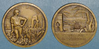 MEDALS bronze Algérie. Compagnie Algérienne. Médaille . 42,2 mm. -