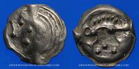 CELTIC COINS Potin Aulerques Eburovices. Région d'Evreux. au sanglier, vers 60-30/25 AC -