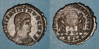 ROMAN EMPIRE Maiorina Décence, césar (350-353). . Lyon, 2e officine, R/: deux Victoires -