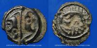 CELTIC COINS Potin Lingones. Région de Langres. Oyindia. à la tête janiforme, 2e - 1er siècle AC -