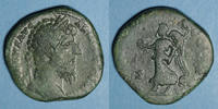 ROMAN EMPIRE Sesterce Lucius Vérus (161-169). . Rome, R/: Victoire -