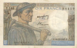 NOTES OF THE BANQUE DE FRANCE 10 francs Banque de France. Billet. mineur, -