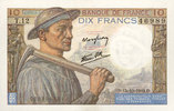 NOTES OF THE BANQUE DE FRANCE 10 francs Banque de France. Billet. mineur, -