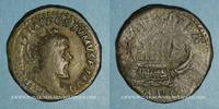 ROMAN EMPIRE Double sesterce Postume (260-268). . Cologne, R/: galère -