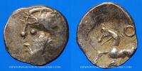 CELTIC COINS Eduens. Bourgogne. Quinaire à la tête casquée, 1er siècle AC -