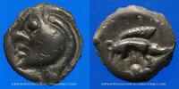 CELTIC COINS Potin Aulerques Eburovices. Région d'Evreux. au sanglier, vers 60-30/25 AC -