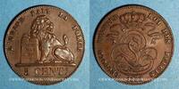EUROPE 5 centimes Belgique. Léopold I (1831-1865). -