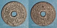 OLD FRENCH COLONIES 20 centimes Tunisie. Mohammed al -Amine, bey (1362-76H). -
