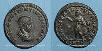 ROMAN EMPIRE Follis Constantin II, césar (317-337). réduit. Trèves. 1ère officine, R/: le Soleil -