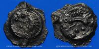 CELTIC COINS Potin Aulerques Eburovices. Région d'Evreux. au sanglier, vers 60-30/25 AC -