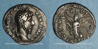 ROMAN EMPIRE Denier Lucius Vérus (161-169). . Rome, R/: Victoire -